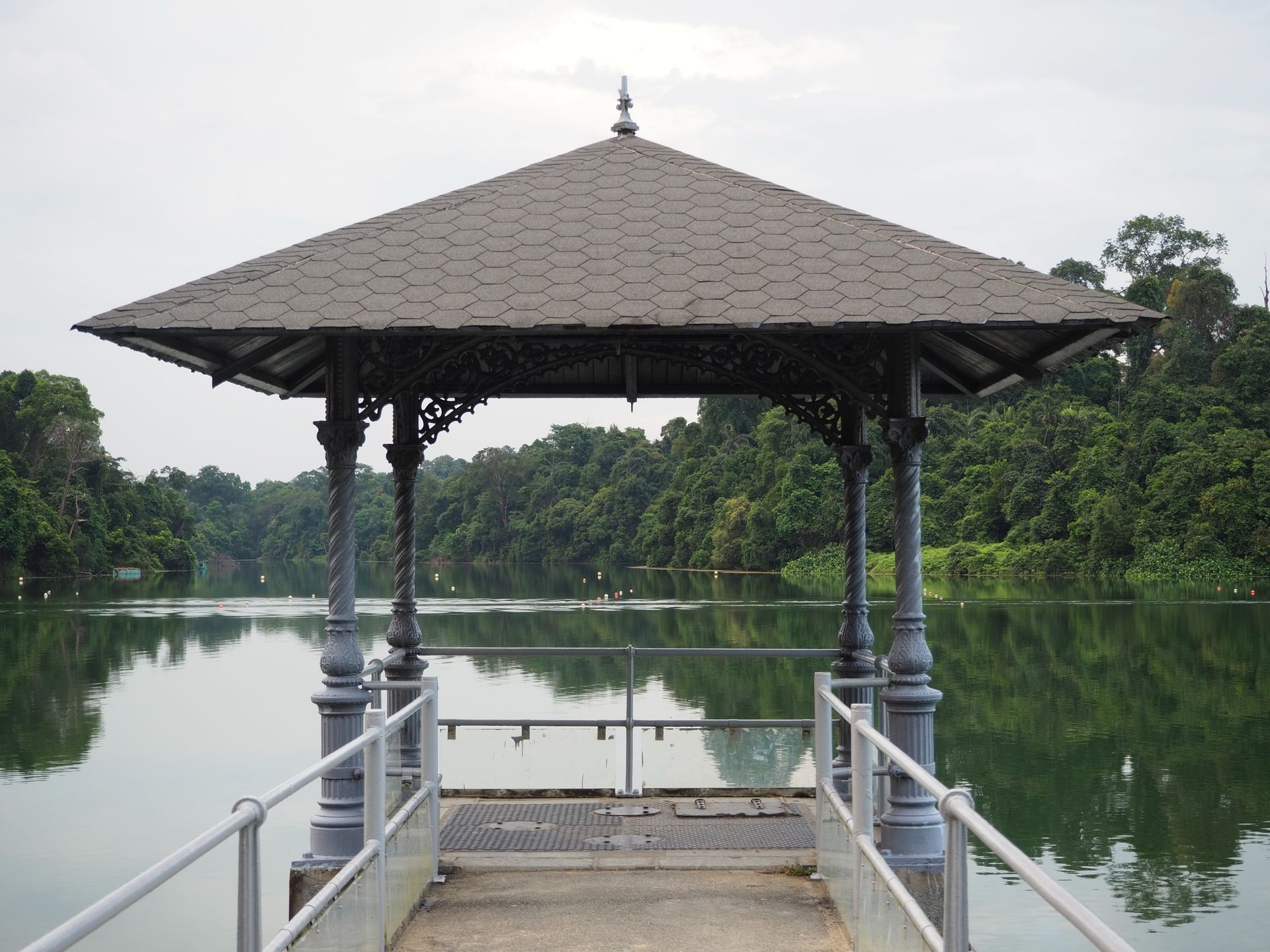 The cast-iron pier over MacRitchie Reservoir